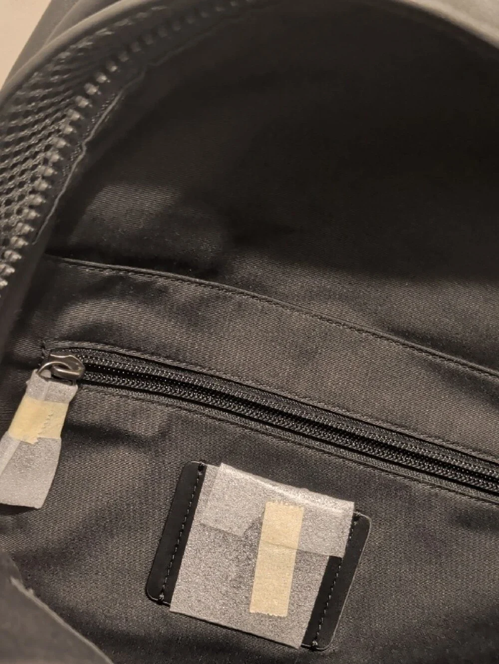Men's Black Leather Coach Backpack - Sleek Everyday Carry